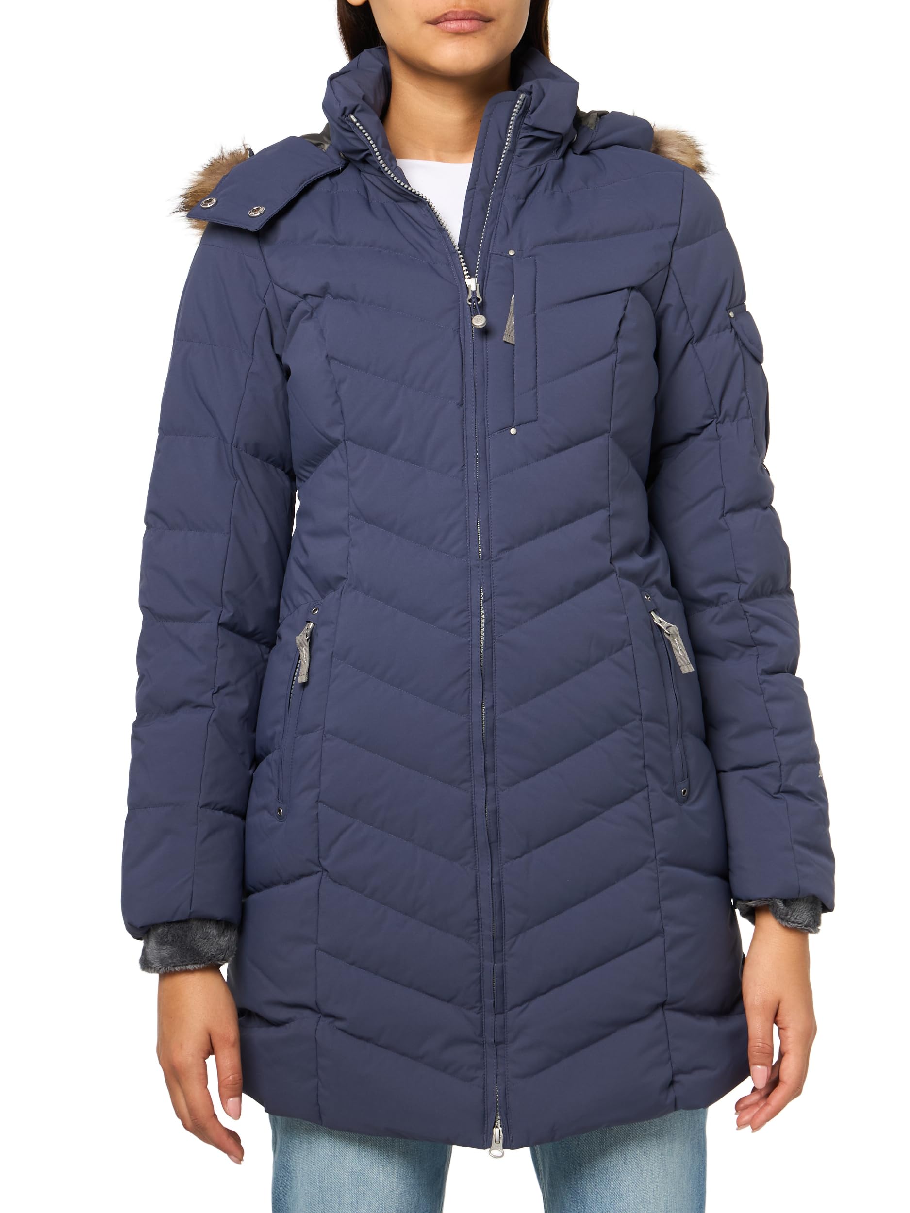 Photo 1 of Eddie Bauer Women's Sun Valley Down Parka Dark Mulberry X-Small