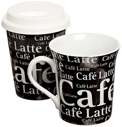 Amazon.com: KONITZ to stay/GO tazas, Cafe Latte Negro ...