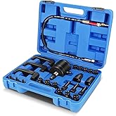 DNA Motoring 24pcs Diesel Injector Puller Extractor Puller Adapters Kit Pneumatic Injector Puller Tool for Diese Engines,5-8 Bar Air Vibration Injector Removal Tool Kit, TOOLS-00821