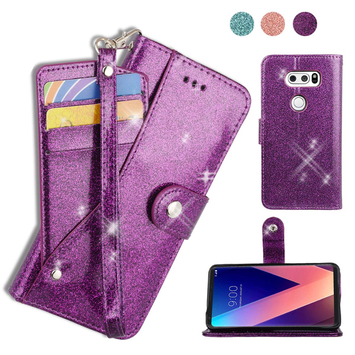 Best lg v30 plus wallet case