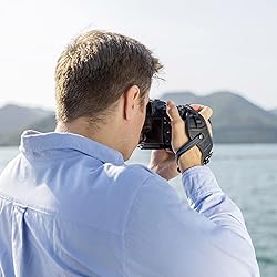 JJC Deluxe Microfiber Camera Hand Strap, Secure
