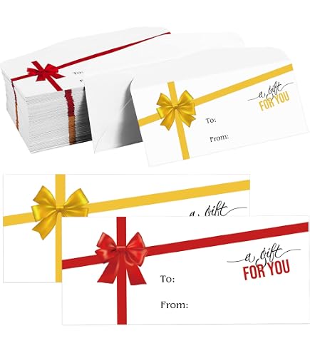 80 Count Christmas Envelopes #10 Size - Winter Village Design Holiday Envelopes For Holiday Cards & Letters