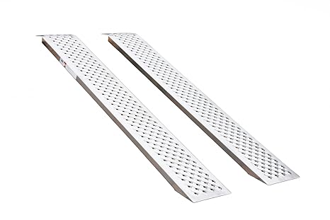 Laderampe Auffahrrampe Auffahrschiene Alu Aluminium 400KG Motorrad Rampe 150cm