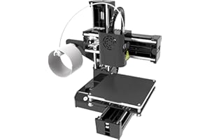 WISOQU FDM Mini 3D Printer, DIY High Accuracy Small 3D Printer for Beginners, Fast Heating, 4x4x4in Printing Volume, 3D Printers for (32bit/64bit), for OS X (US Plug)