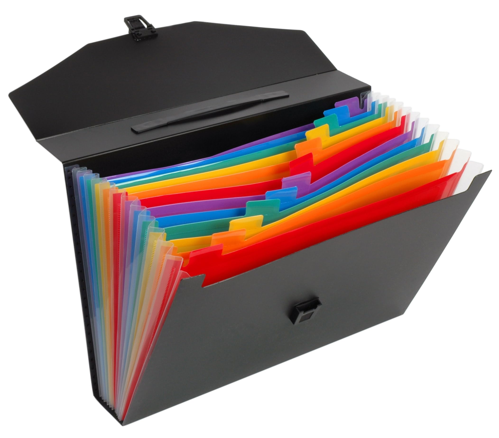 VIQUEL Folder File Folder Polypropylene 12 Compartments A4 12 Compartments Rainbow Class