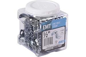 Halex - 1/2" EMT ONE Hole Strap - 100/CCP