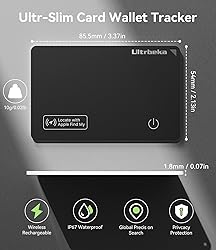 Ultra-Thin Air Tag Wallet Tracker Card 0.07in IP68