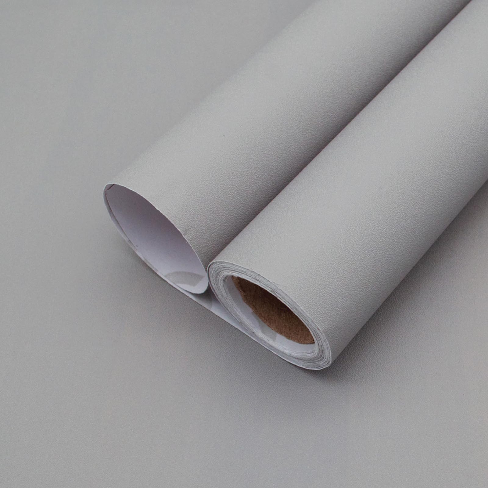 Photo 1 of Yancorp 16"x120" Matte Light Gray Contact Papaer Peel and Stick Wallpaper Vinyl Wrap Countertop Wallpapers Waterproof for Cabinets Drawers Bedroom Kitchen Self-Adhesive Wallpaper