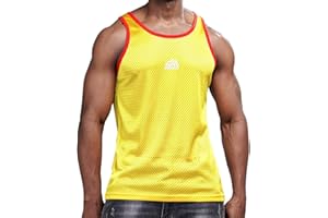 AIMPACT Men Athletic Workout Tank Top Mesh Casual Sleeveless Shirts