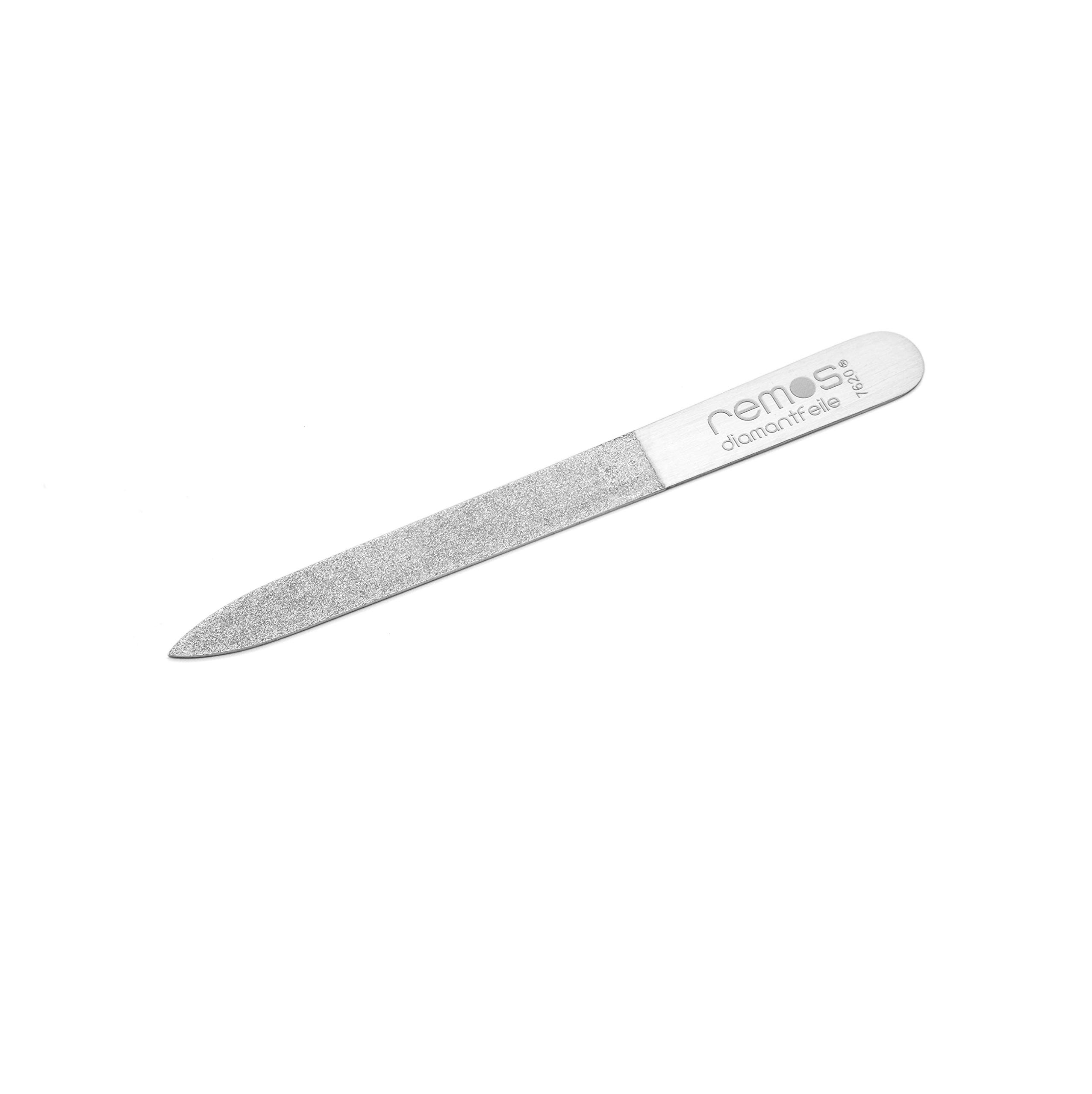 REMOS Diamond Nail File Made of Stainless Steel - fine and coarse Side 10 cm