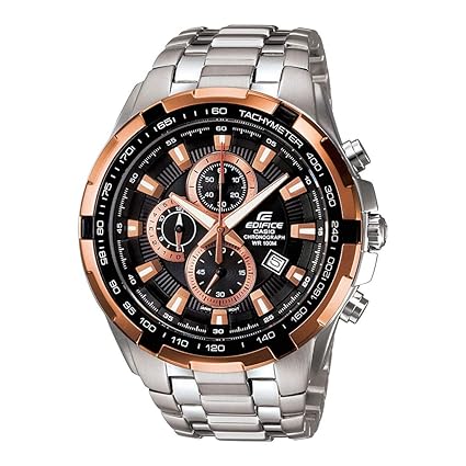 Findtime Mens Classic Business Casual Chronograph Black Leather Quartz Watches