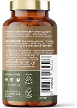 Time Health Olive Leaf Extract Spanish Source 120 Count Pullulan UK Made view 3