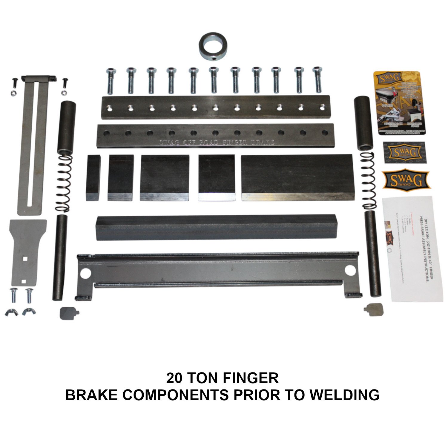 SWAG Off Road 20 TON Finger Brake ("Fully Welded") Find Hydraulic
