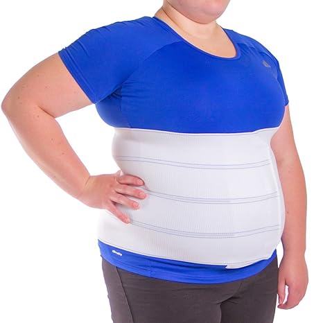 BraceAbility Plus Size Bariatric Abdominal Binder -Fits 46 -62 Circumference