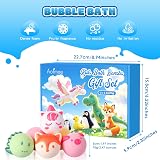 Aofmee Bath Bombs for Kids 12 Pcs Animal Shapes Natural Fragrances Gift Set view 8
