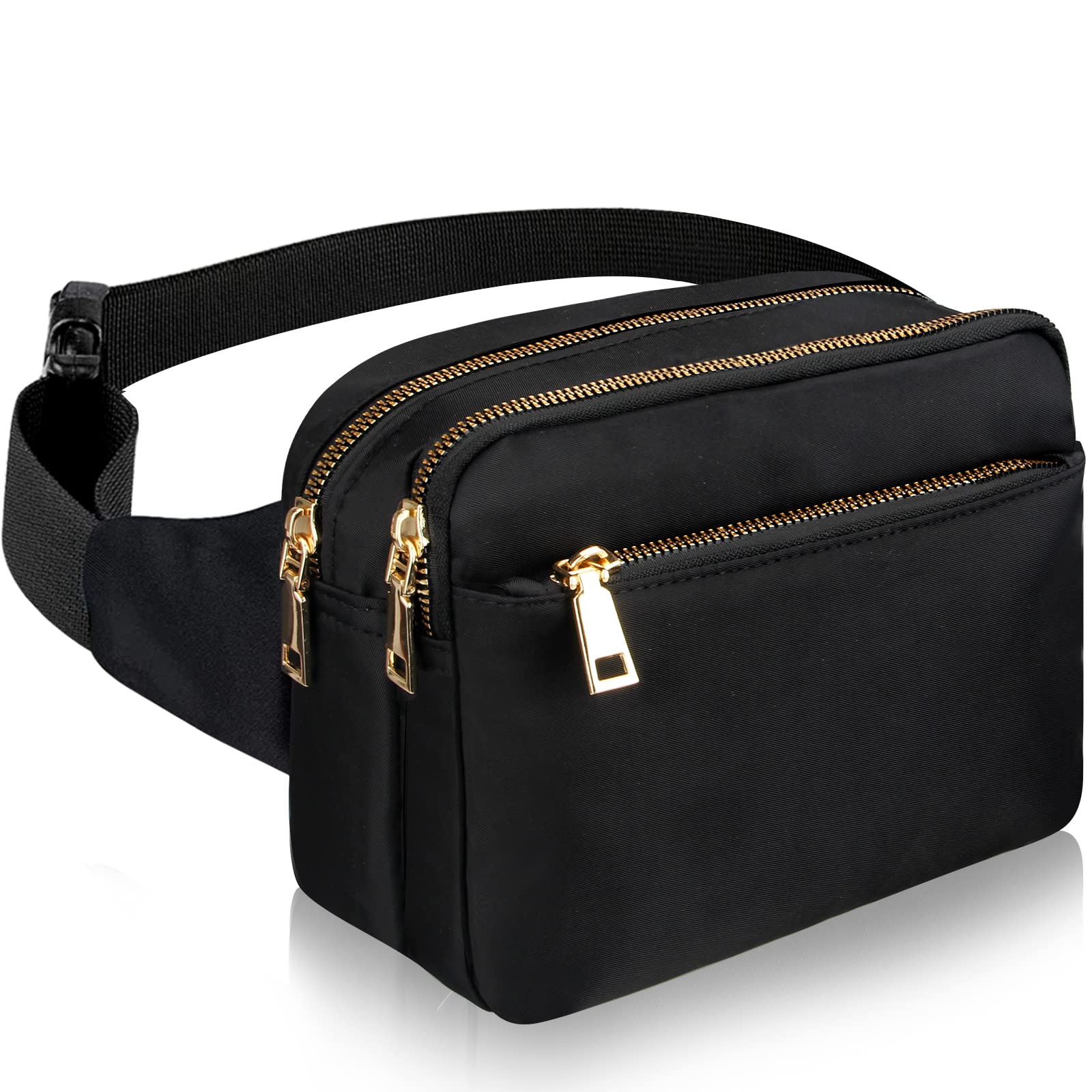 Best Fanny Packs for Women Men Belt Bag Designer Fashion Waist Bag for Outdoor Travel Running Stylish Hiking Waist Pack Black Cute Girl Fanny Pack