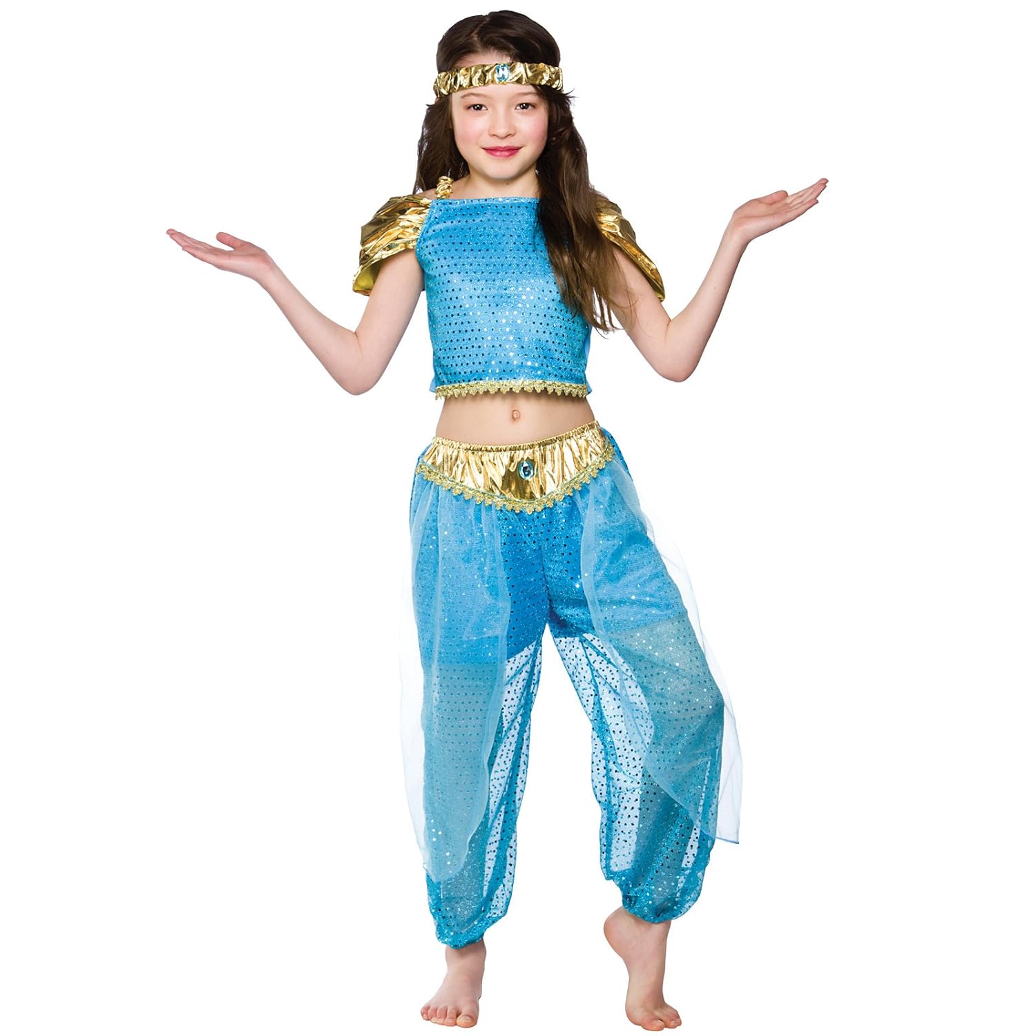 Girls Arabian Princess Costume Child Travis Design Jasmine Fancy ...