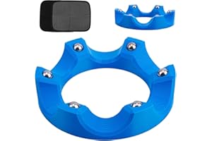 Bowling Ball Spinner with Cleaning Cloth Pad Shammy, Bowling Rotating Ball Cup Sport Holder Display Stand Rack 360° Smooth Ro