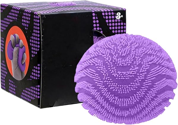 Nee Doh Fuzz Ball Squishy Stress Ball Slow Rising Memory Foam Fidget Squishy Nee Doh Fuzz Balls Adults Anxiety Stress Relief Toys - 1