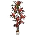 TTdoit 7ft Artificial Plants Indoor Dracaena Tree, Tall Large Faux Plants with Realistic Leaves, Fake Tree Floor Plant Dragon Tree for Home Office Decor Living Room