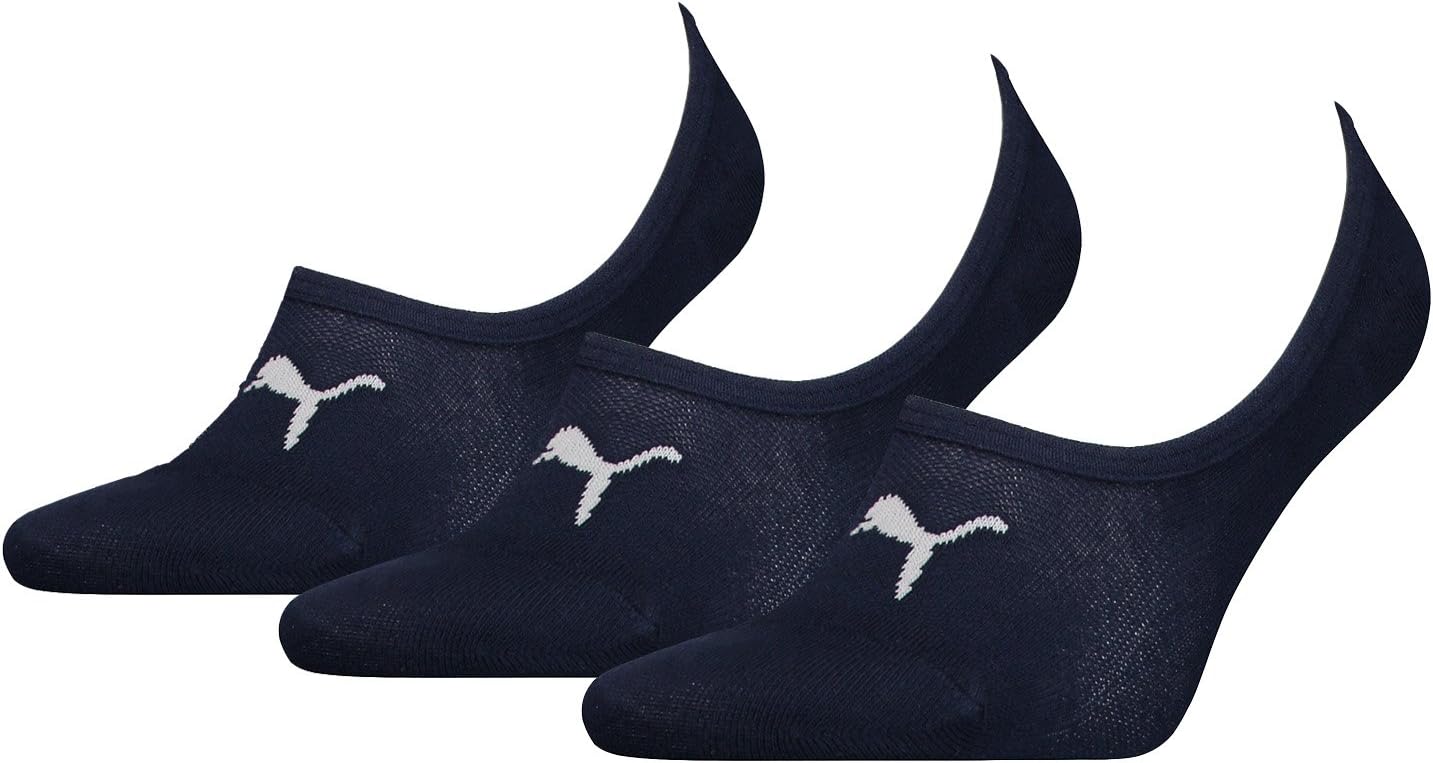 PUMA Mens Footie 3p Unisex Sock Liners & Ankle Socks Clothing
