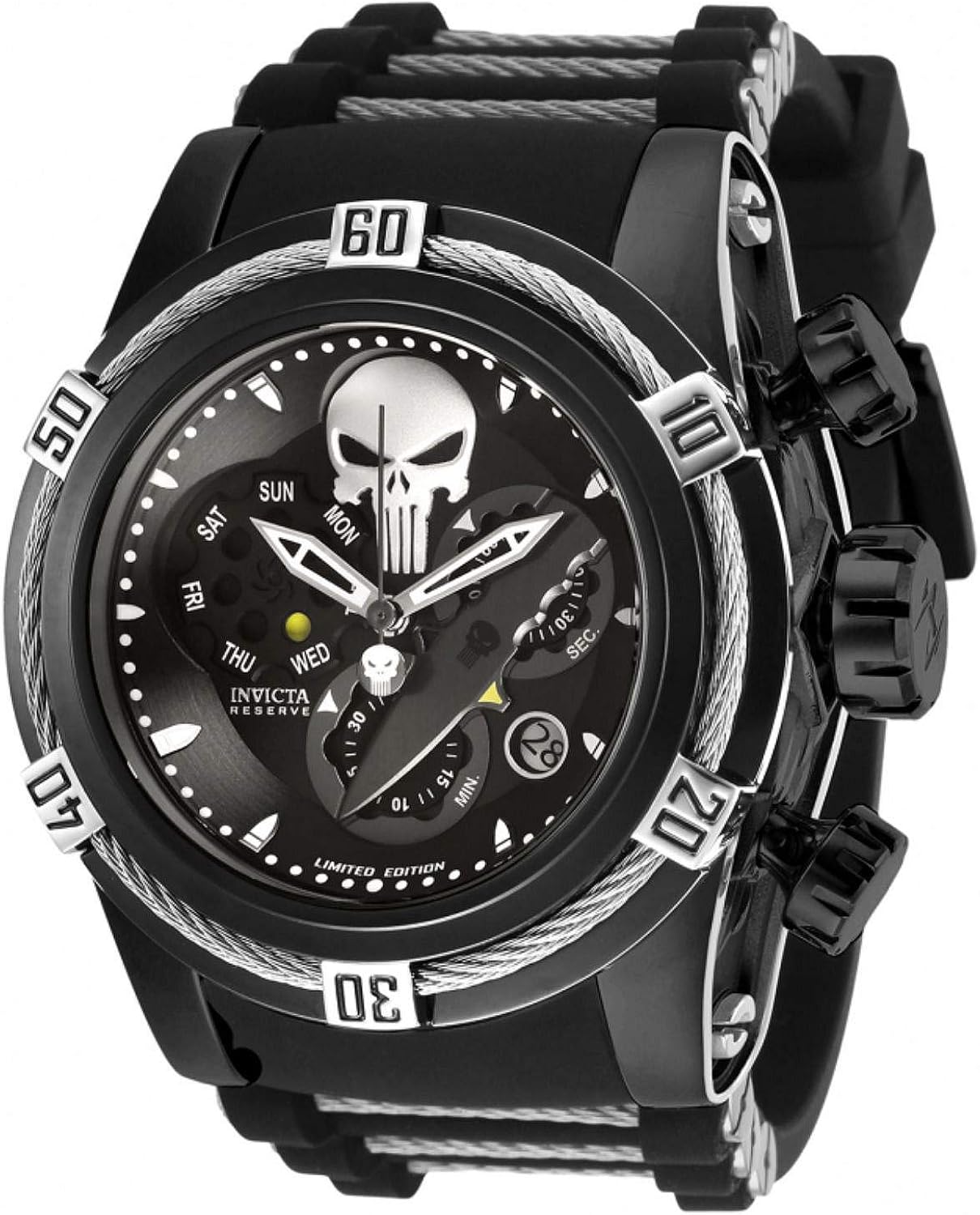 Invicta Marvel Limited Edition Punisher Mens Quartz 53 mm