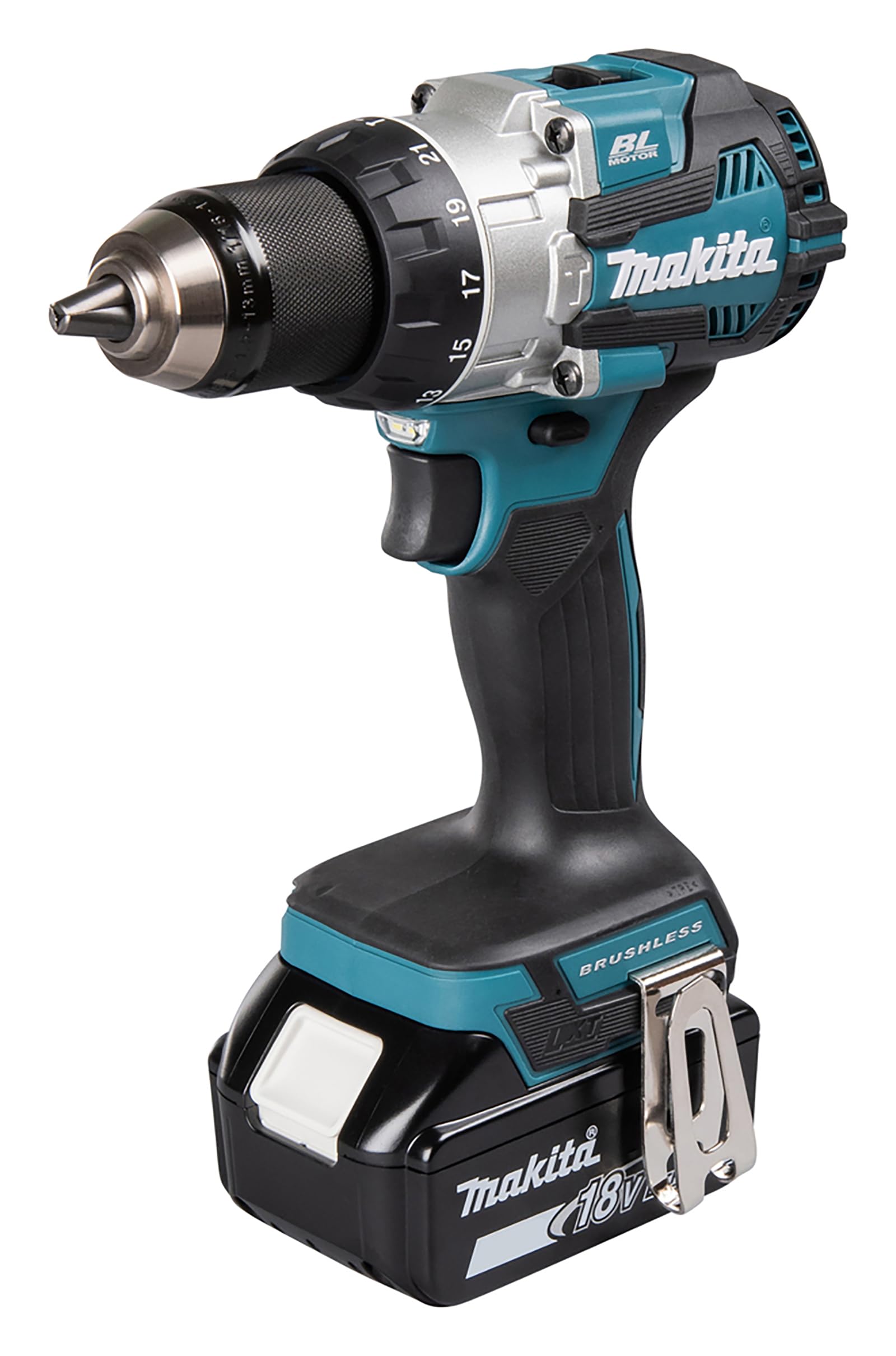 Makita DHP489RTJ Trapano Avvitatore Percussione Batteria LXT 18V 110Nm 2x5Ah Makpac
