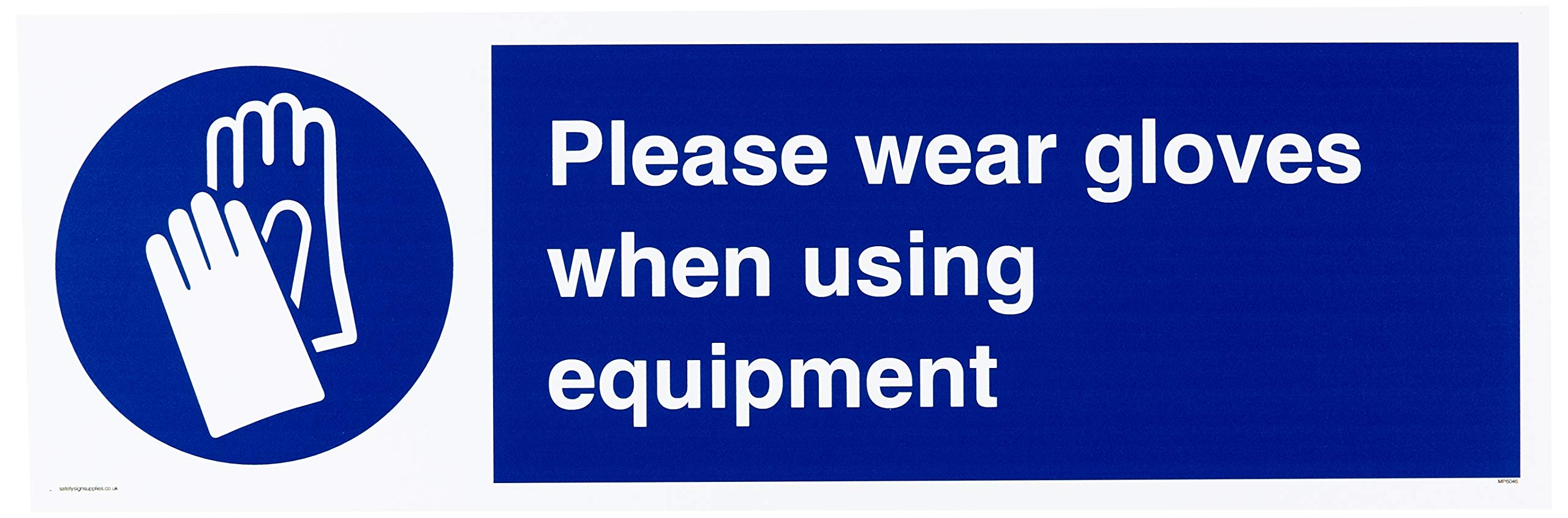 Please wear gloves when using equipment