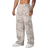 LEEYUSEN Mens Camo Sweatpants Baggy Joggers Casual Athletic Gym Workout Sweat Pants with Pockets