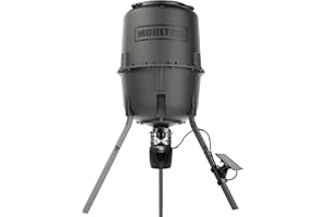 Moultrie Deer Feeder Connected - Cellular Connected Tripod Feeder - 6V Spincast Deer Feeder - Nationwide 4G LTE Autoconnect