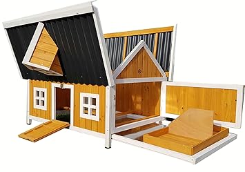 Cocoon Large Chicken Coop Hen House With Internal Secure Nesting Areas Poultry Ark Nest Box New With Opening Roof For Easy Cleaning Removeable