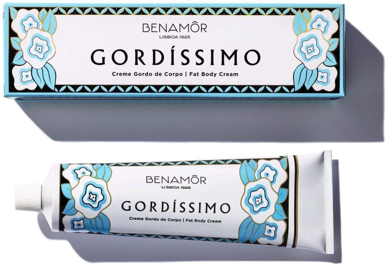 Benamôr - Gordíssimo Fat Body Cream - Nourishing and Plumping Cream, Intensely Hydrates, Softens and Smoothes Dry Skin - Paraben Free - 150 ml Tube
