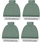 4 Packs Green Replacement Blades for Meri-dian Trimmer,Compatible with Meridian Body Trimmer Onyx & Sage,Hygienic Ceramic Replacement Blades