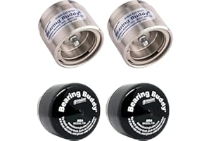 Genuine Bearing Buddy® Stainless Steel Model 2047 (2.047" Diameter) With Protective Bras (1 Pair)