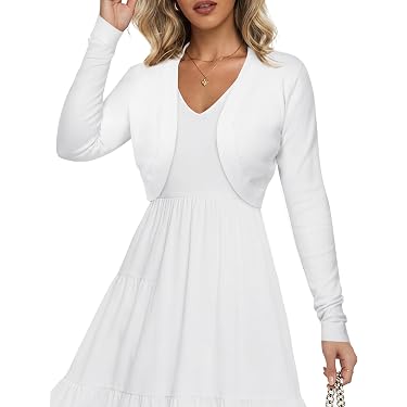 cotton shrugs for dresses New Releases: The best-selling new & future releases in Women's Shrug Sweaters Color:Turquoise 143 Wholesale Tassel Detail White NPU-JOY-202252 Long shrug dry is recommended to