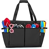 Fasrom Extra Large Mesh Beach Bag with Zipper Bottom, Oversized Tote Bag for Pool, Travel and Boating (Empty Bag Only)