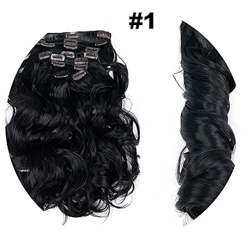 Amazon Com World Palm Clip In Hair Extensions Long Hairpiece For
