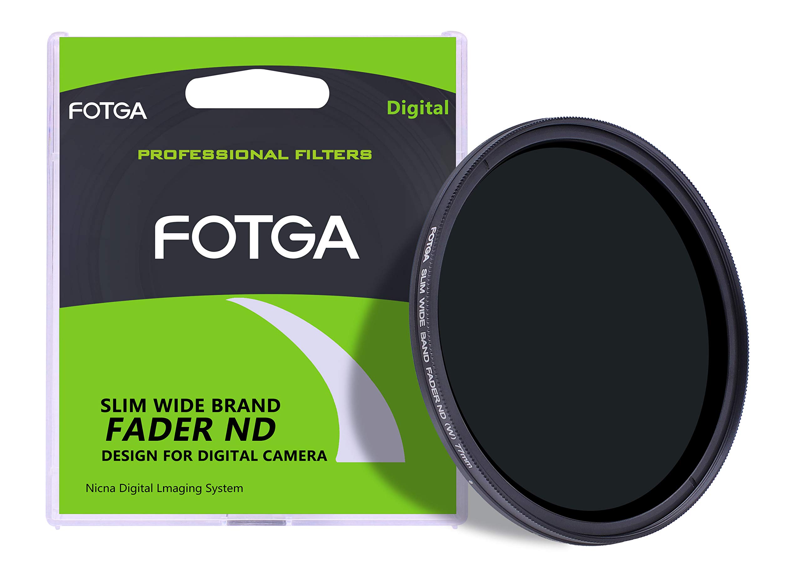 Fotga 52mm Slim Variable Ajustable ND Neutral Density Lens Filter ND2 to ND4 ND8 ND16 ND32 ND64 ND400 for DSLR Mirrorless Camera