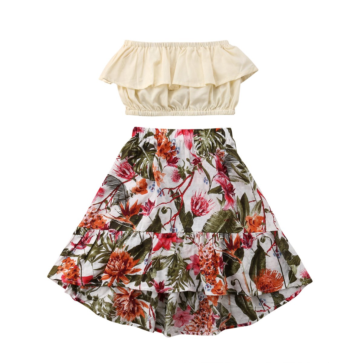 little girl crop top dress