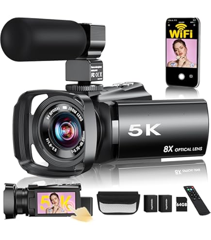 Amazon.com : Zoom Q8n-4K Handy Video Recorder Bundle with 128GB