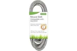 RGQSUN Lawn Mower Drive Belt Compatible with John Deere GX21833 GX20571, 48 inch Deck Drive Belt Compatible with L120 L130 LA130 LA140 X140 X165 D140 D150 E140 E150 145 155C