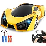KULARIWORLD Remote Control Car, Rechargeable Drift RC Cars Toys for Kids,1/16 Scale 10KMH High Speed Super Vehicle with Led H