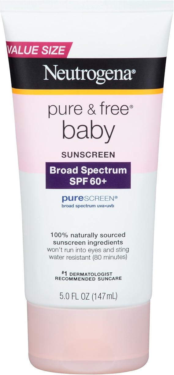 Neutrogena Pure and Free Baby Lotion, SPF 60, 147 ml Amazon.co.uk