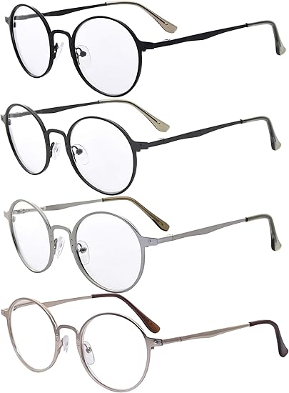 retro round reading glasses