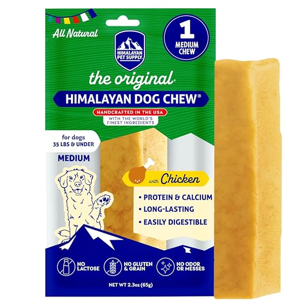 HIMALAYAN DOG CHEW ORIGINAL YAK CHEESE CHEW, CHICKEN,...