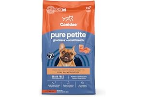 Canidae Pure Petite Freeze-Dried raw coated Recipe with Real Salmon Dog Dry 4 lbs.