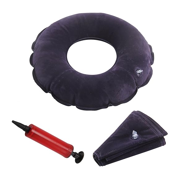 AllRight Dekubitus Sitzkissen Dekubitus Kissen Hämorrhoiden Sitzkisse Weich Sitzring mit Pumpe für Hämorrhoiden Dekubitus Ste