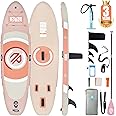 Niphean Inflatable Paddle Board with (Beginner Friendly) StabilTrac Fin and Durable SUP Accessories, 10' Inflatable Stand up Paddle Boards for Adults & Youth, Versatile Yoga Paddle Board, Gift Ideas