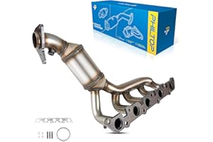 PHILTOP Front Exhaust Manifold Catalytic Converter Kit Compatible with Chevrolet Hummer GMC Isuzu, 2007-2012 Colorado/Canyon 3.7L, 2007-2008 H3/i-370 3.7L Catalytic Converter 16578(EPA Compliant)