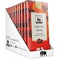Endangered Species Chocolate Tiger Bar; Dark Chocolate with Expresso Beans, 3 Ounce - 12 per case.